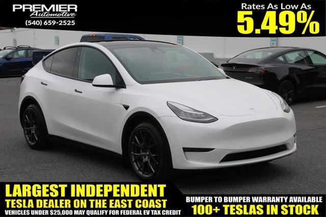 used 2020 Tesla Model Y car, priced at $20,999