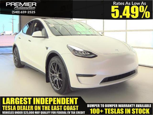 used 2020 Tesla Model Y car, priced at $20,999
