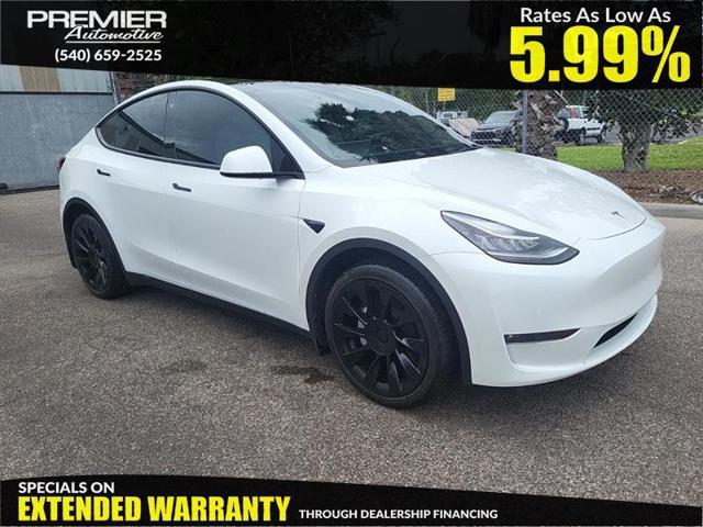 used 2021 Tesla Model Y car, priced at $27,999