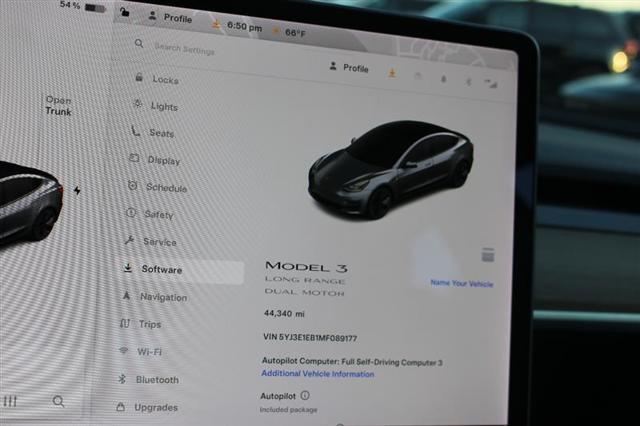used 2021 Tesla Model 3 car, priced at $19,450