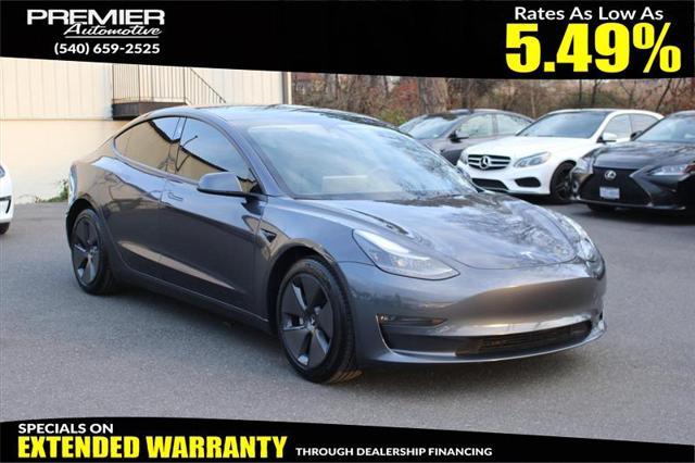 used 2023 Tesla Model 3 car, priced at $25,999