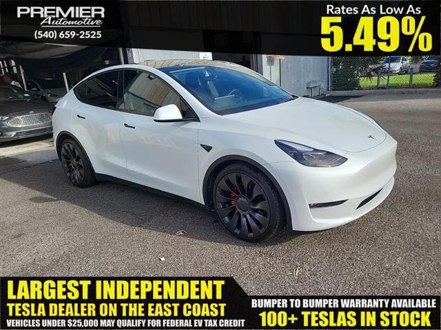 used 2022 Tesla Model Y car, priced at $24,999