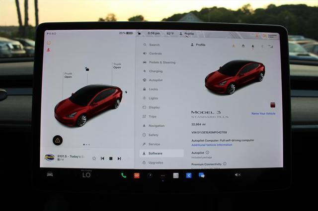 used 2021 Tesla Model 3 car, priced at $22,450