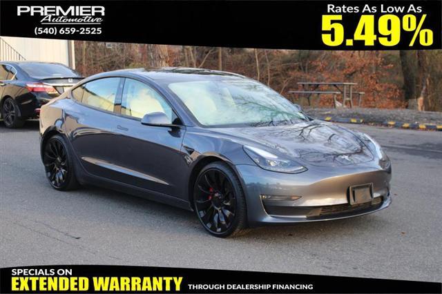 used 2021 Tesla Model 3 car, priced at $23,999