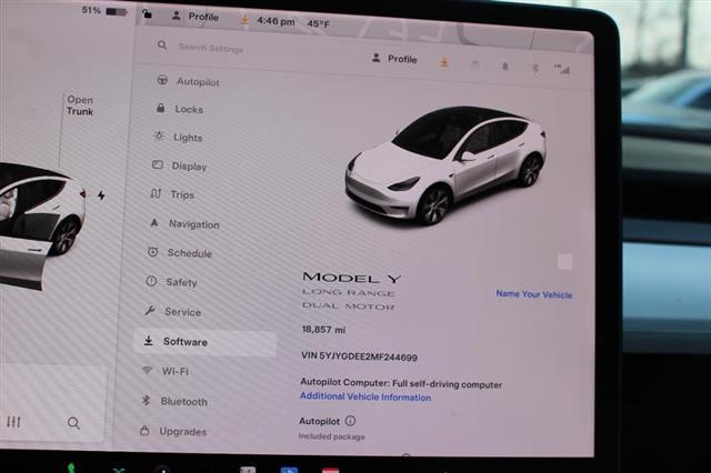 used 2021 Tesla Model Y car, priced at $26,999