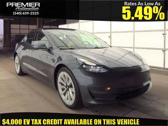 used 2021 Tesla Model 3 car, priced at $19,450