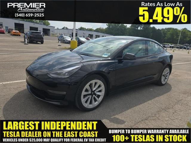 used 2023 Tesla Model 3 car, priced at $23,999