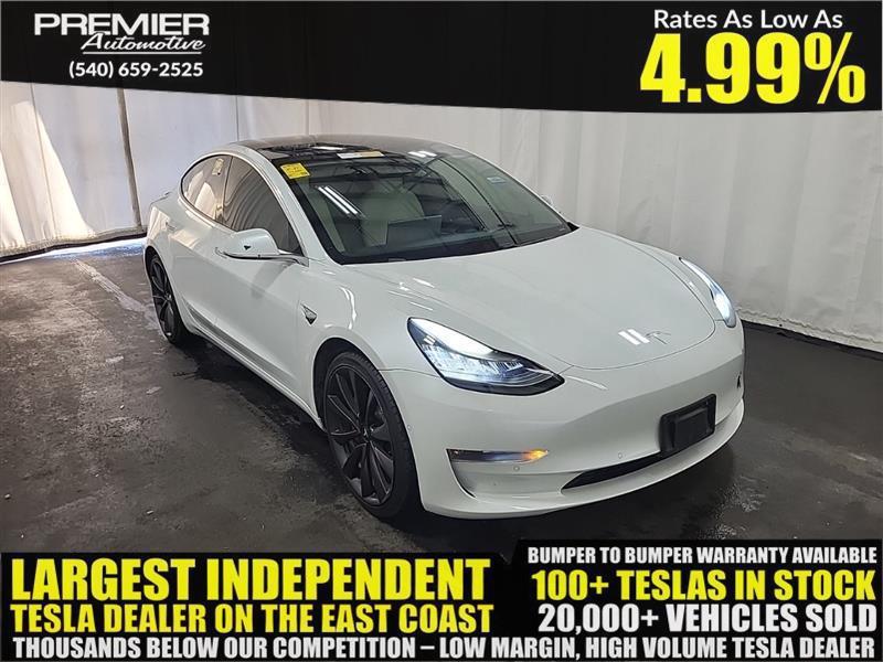 used 2020 Tesla Model 3 car, priced at $18,999