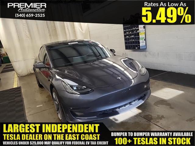 used 2023 Tesla Model 3 car, priced at $22,999