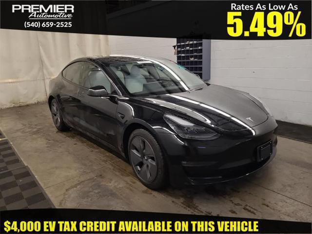 used 2021 Tesla Model 3 car, priced at $19,450