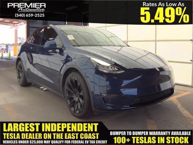 used 2022 Tesla Model Y car, priced at $23,450