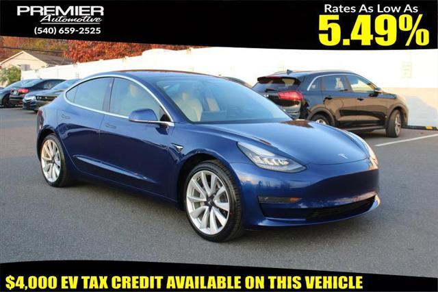 used 2019 Tesla Model 3 car, priced at $18,450