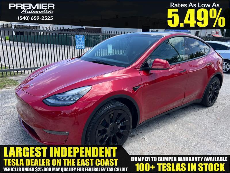 used 2021 Tesla Model Y car, priced at $21,999