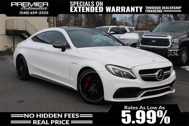 used 2017 Mercedes-Benz AMG C 63 car, priced at $47,777