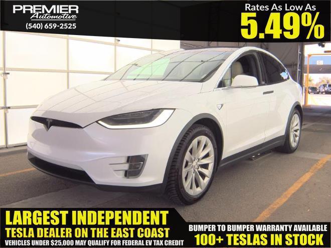 used 2021 Tesla Model X car, priced at $22,999