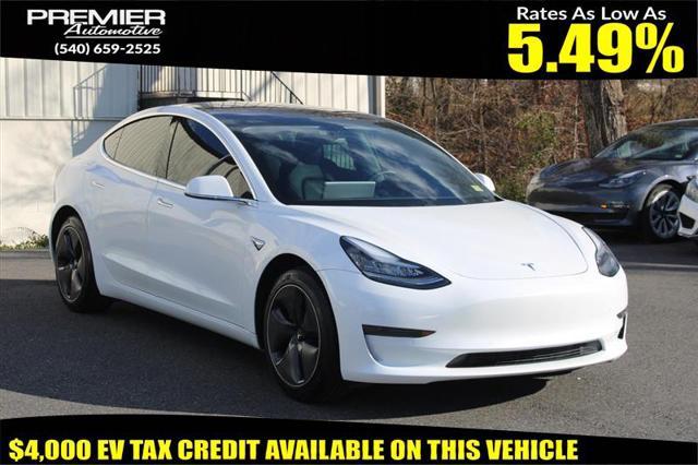 used 2020 Tesla Model 3 car, priced at $19,450