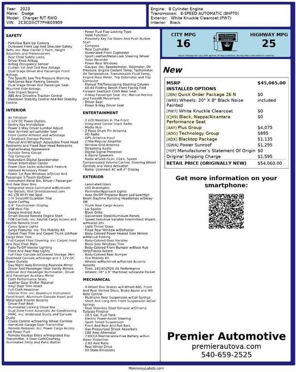 used 2023 Dodge Charger car, priced at $27,999