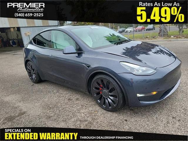 used 2021 Tesla Model Y car, priced at $26,999