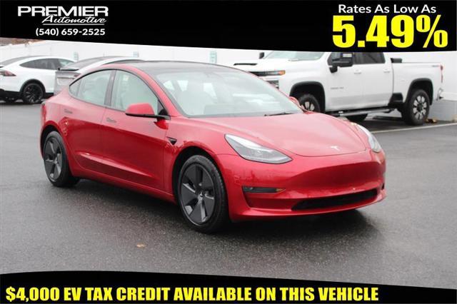 used 2021 Tesla Model 3 car, priced at $22,999