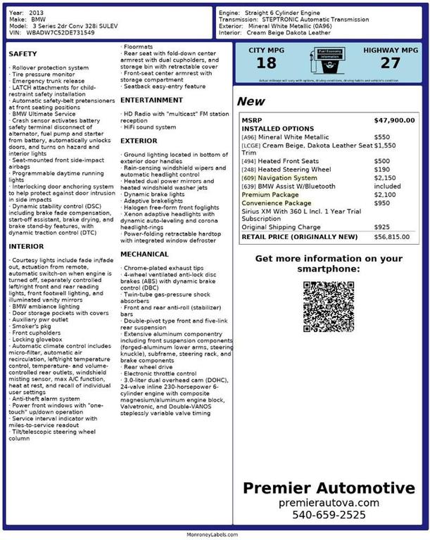 used 2013 BMW 328 car, priced at $10,450