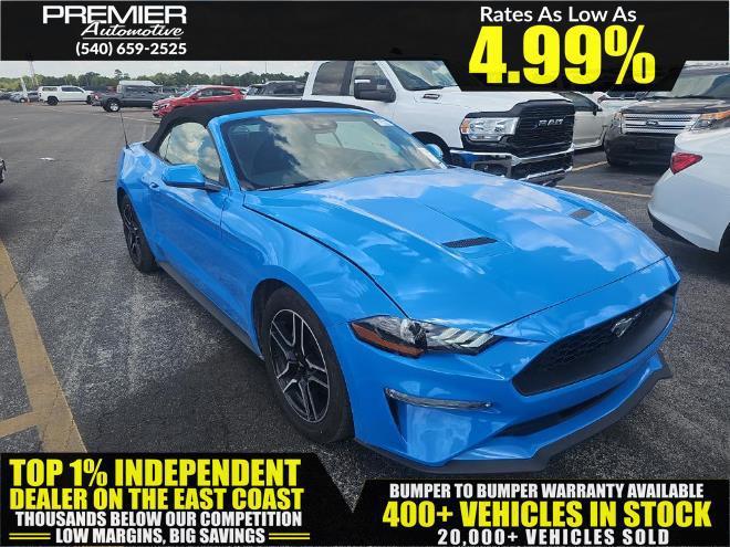 used 2023 Ford Mustang car, priced at $21,450