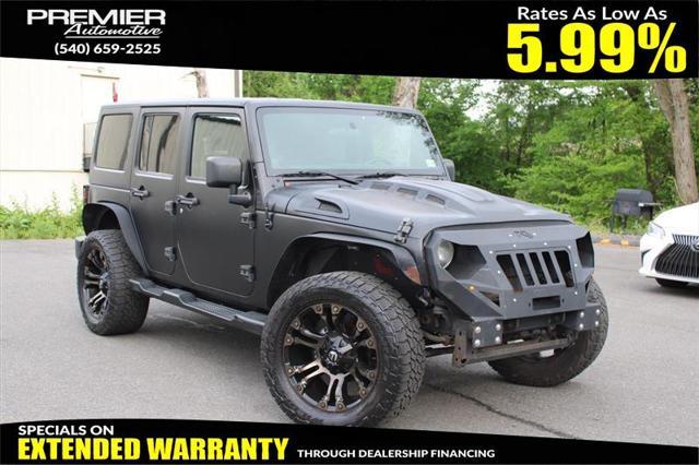 used 2012 Jeep Wrangler Unlimited car, priced at $15,999