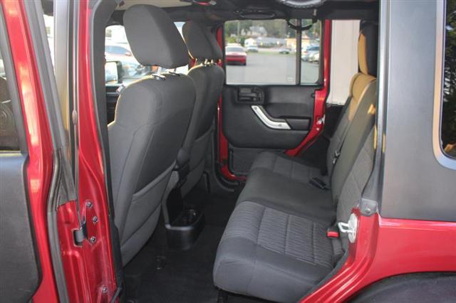 used 2012 Jeep Wrangler Unlimited car, priced at $13,999