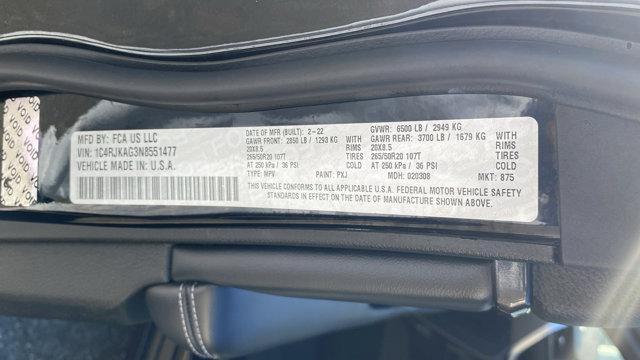 used 2022 Jeep Grand Cherokee L car, priced at $33,587