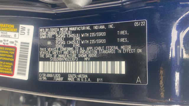 used 2022 Toyota Highlander car, priced at $38,766