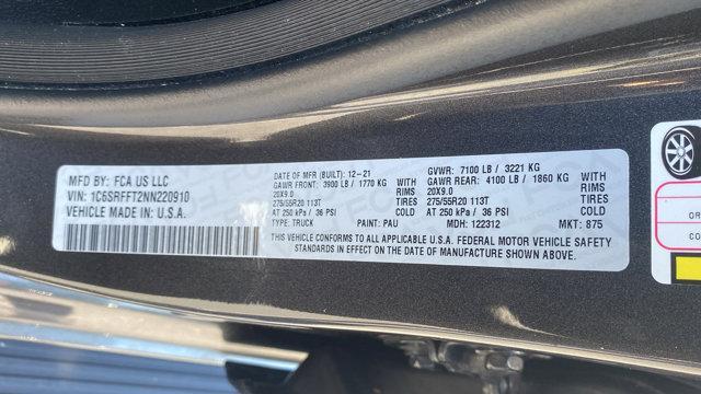 used 2022 Ram 1500 car, priced at $42,000