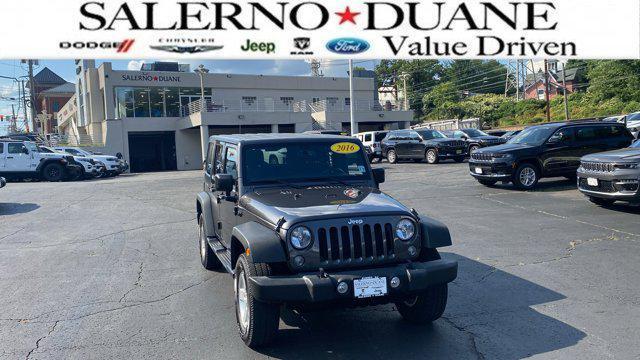 used 2016 Jeep Wrangler Unlimited car, priced at $22,792