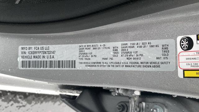new 2025 Ram 1500 car, priced at $55,968