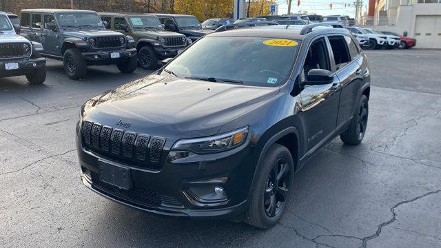 used 2021 Jeep Cherokee car, priced at $17,877