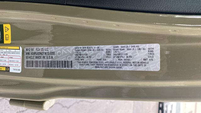 new 2026 Jeep Wrangler car, priced at $41,340