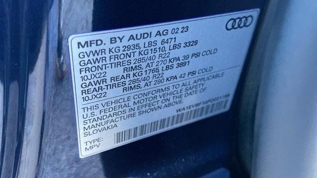 used 2023 Audi Q8 car, priced at $48,455