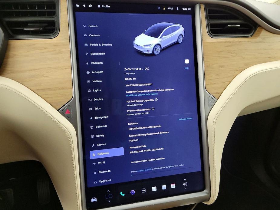 used 2019 Tesla Model X car, priced at $46,998