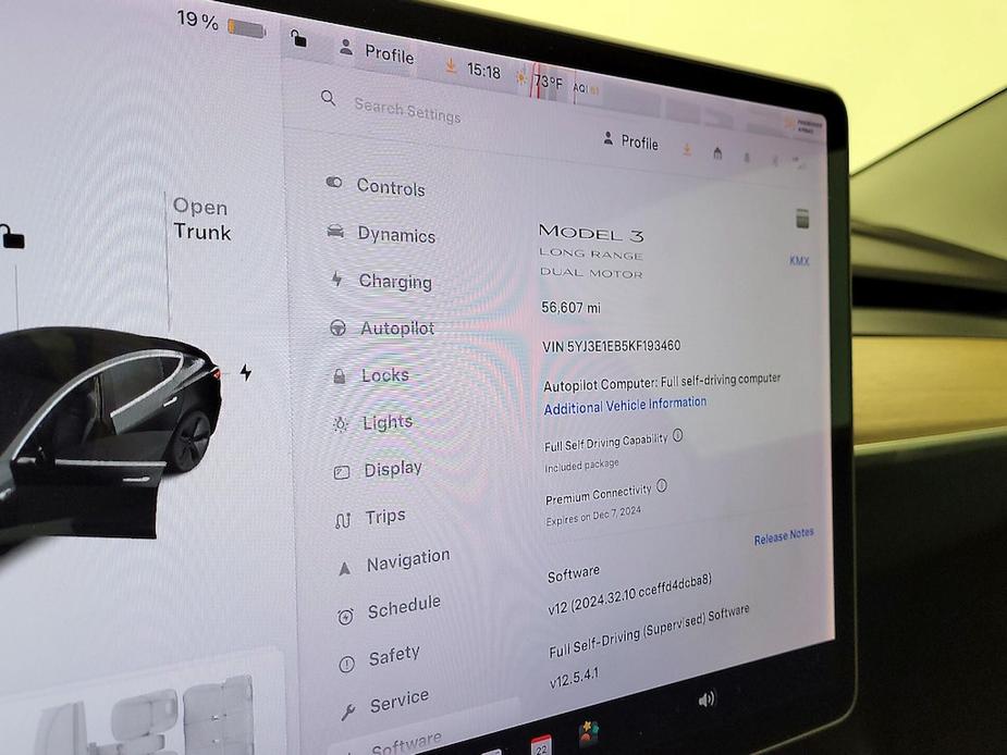used 2019 Tesla Model 3 car, priced at $24,998