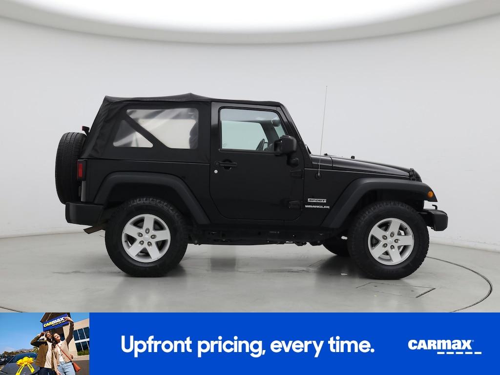 used 2015 Jeep Wrangler car, priced at $18,998