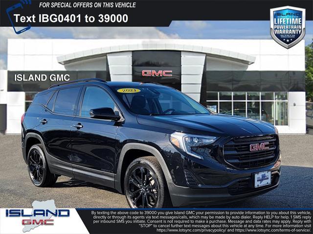 used 2021 GMC Terrain car, priced at $20,995