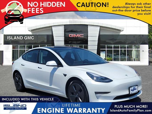 used 2021 Tesla Model 3 car, priced at $25,595