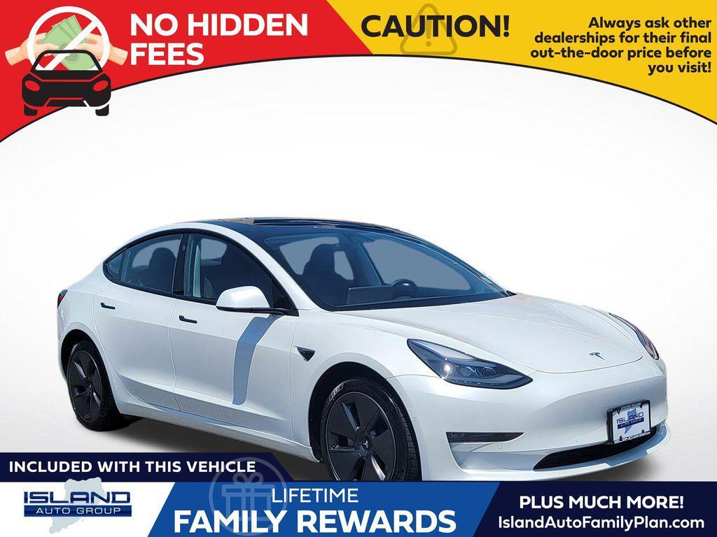 used 2021 Tesla Model 3 car, priced at $25,595