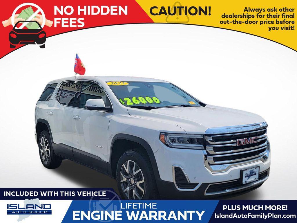used 2022 GMC Acadia car, priced at $23,575