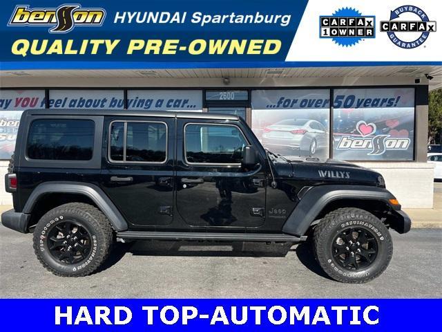 used 2021 Jeep Wrangler Unlimited car, priced at $29,465