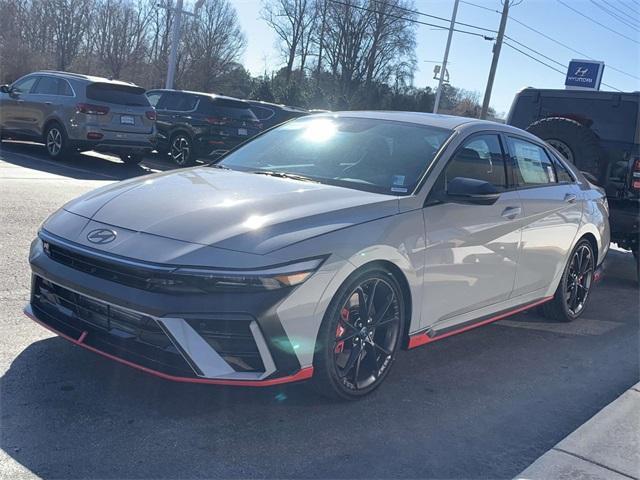 new 2025 Hyundai Elantra N car, priced at $37,305