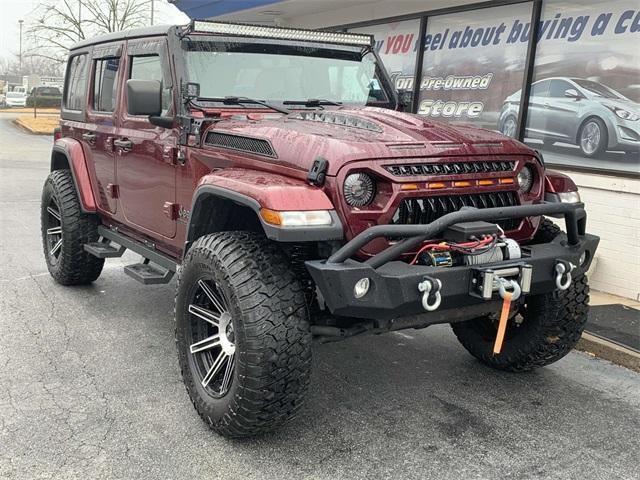 used 2021 Jeep Wrangler Unlimited car, priced at $36,495