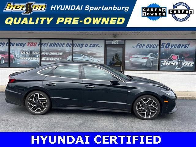 used 2021 Hyundai Sonata car, priced at $24,250