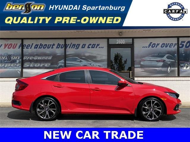 used 2020 Honda Civic car, priced at $19,750