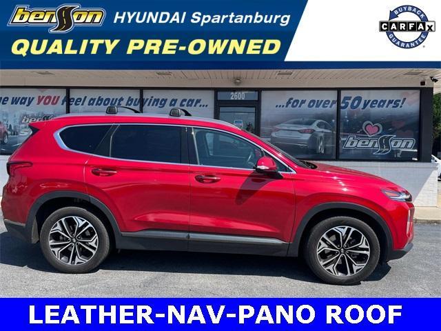 used 2020 Hyundai Santa Fe car, priced at $19,995