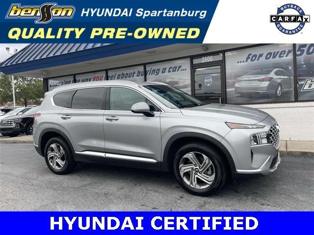 used 2021 Hyundai Santa Fe car, priced at $21,700