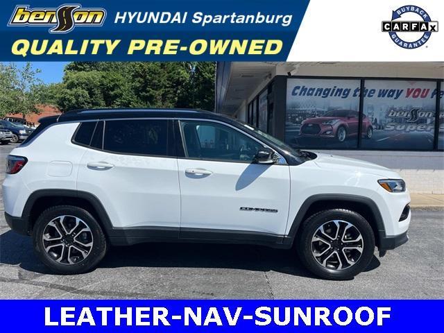 used 2022 Jeep Compass car, priced at $23,897